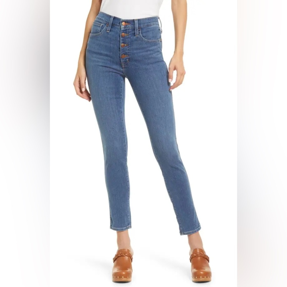 Madewell Skinny Jeans in Denim Blue